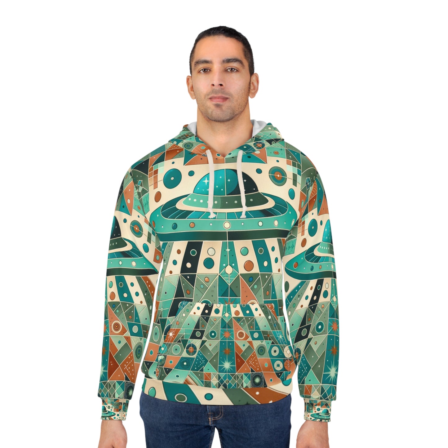 "Galactic Voyager UFO Hoodie"