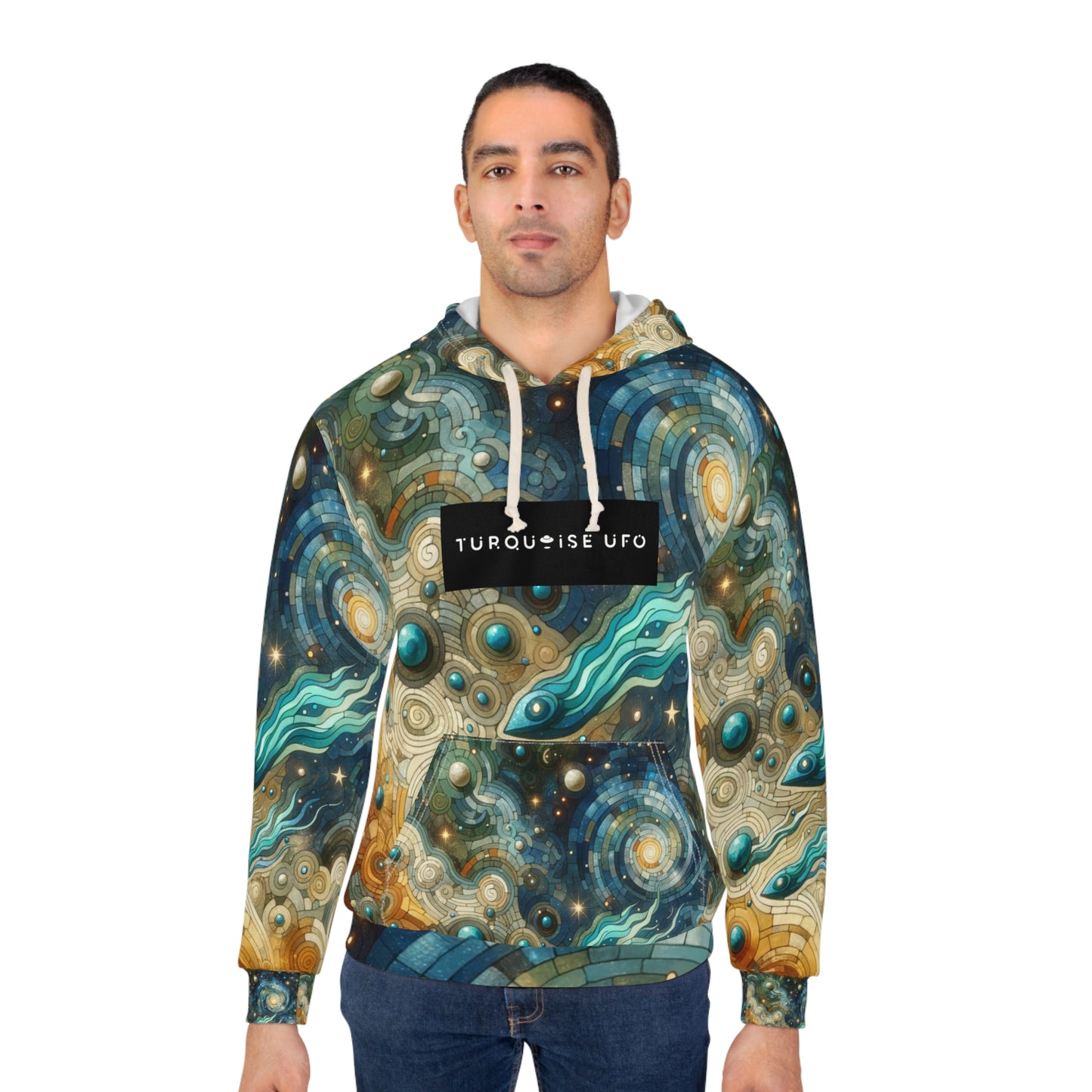 Turquoise UFO Hoodie