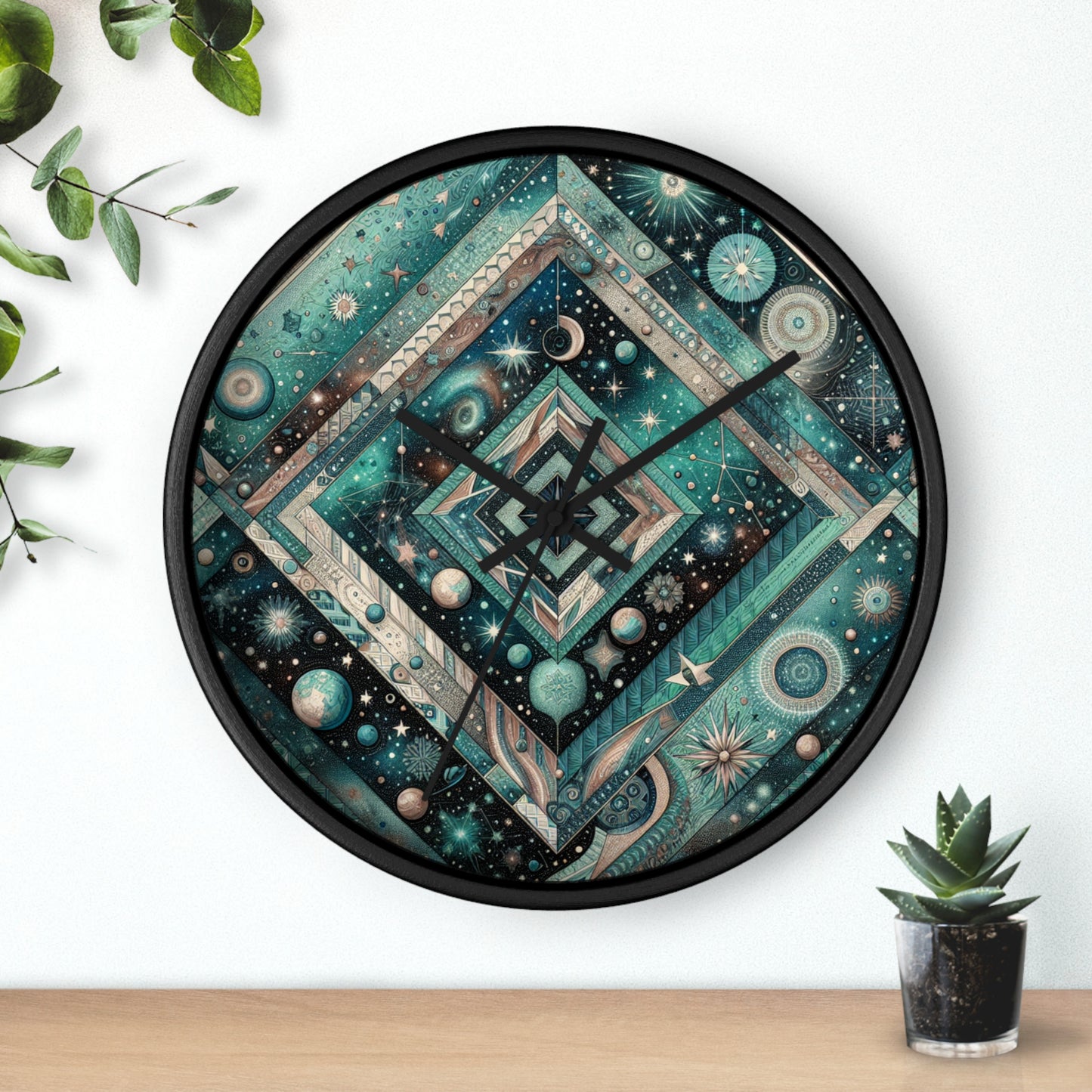 Zephyr Turquoisian - Clock