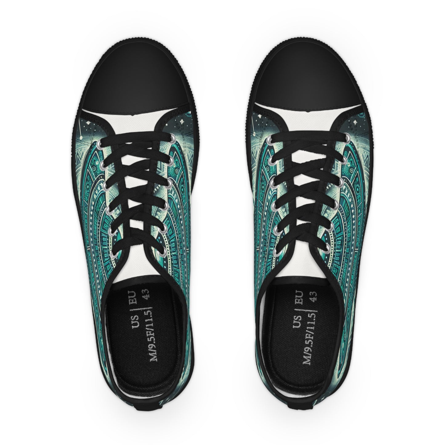 Zephyr Turquoisian - Men's Lowtop Sneakers