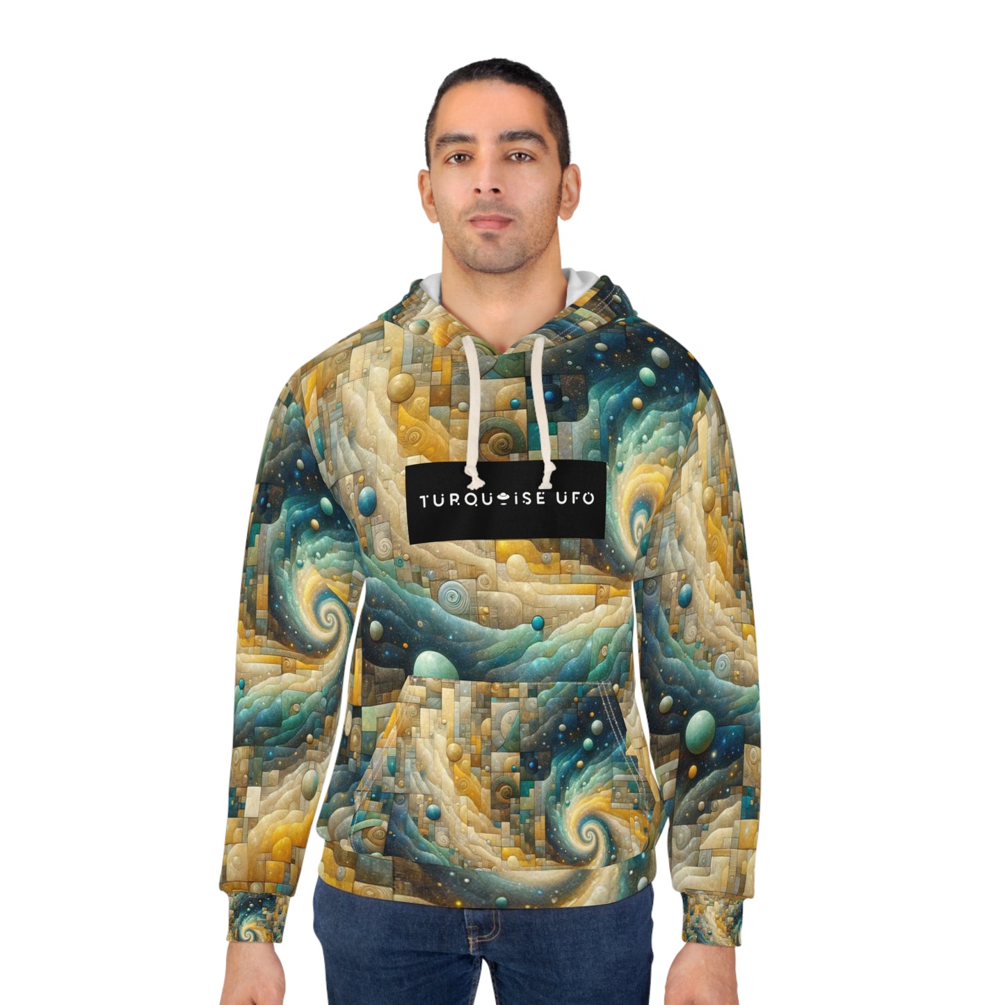 Interstellar Turquoise UFO Hoodie
