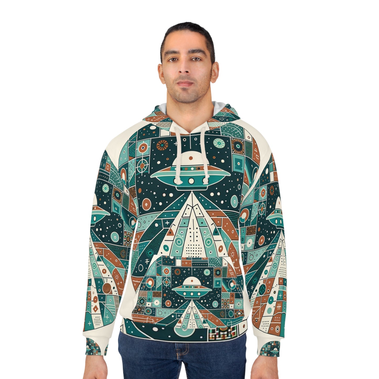 "Galactic Explorer UFO Hoodie"