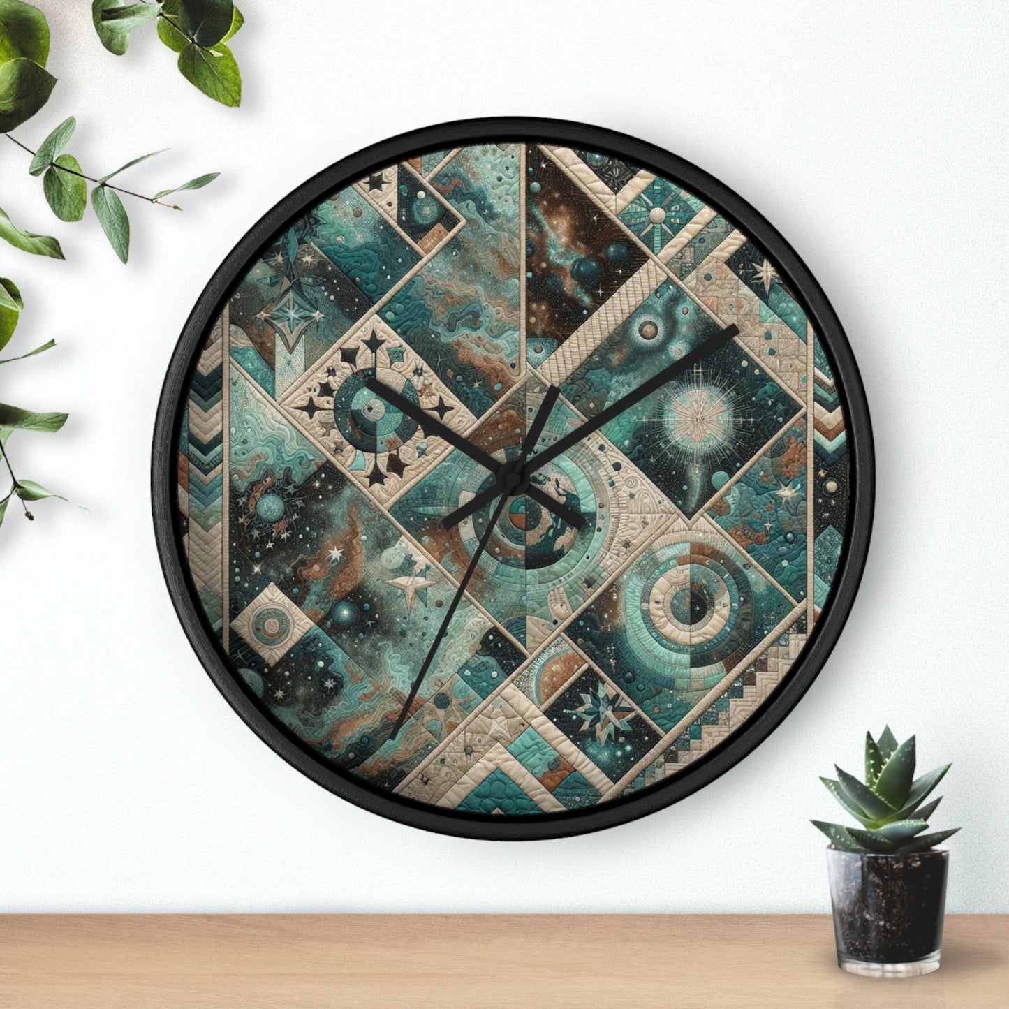 Zircon Galaxite - Clock