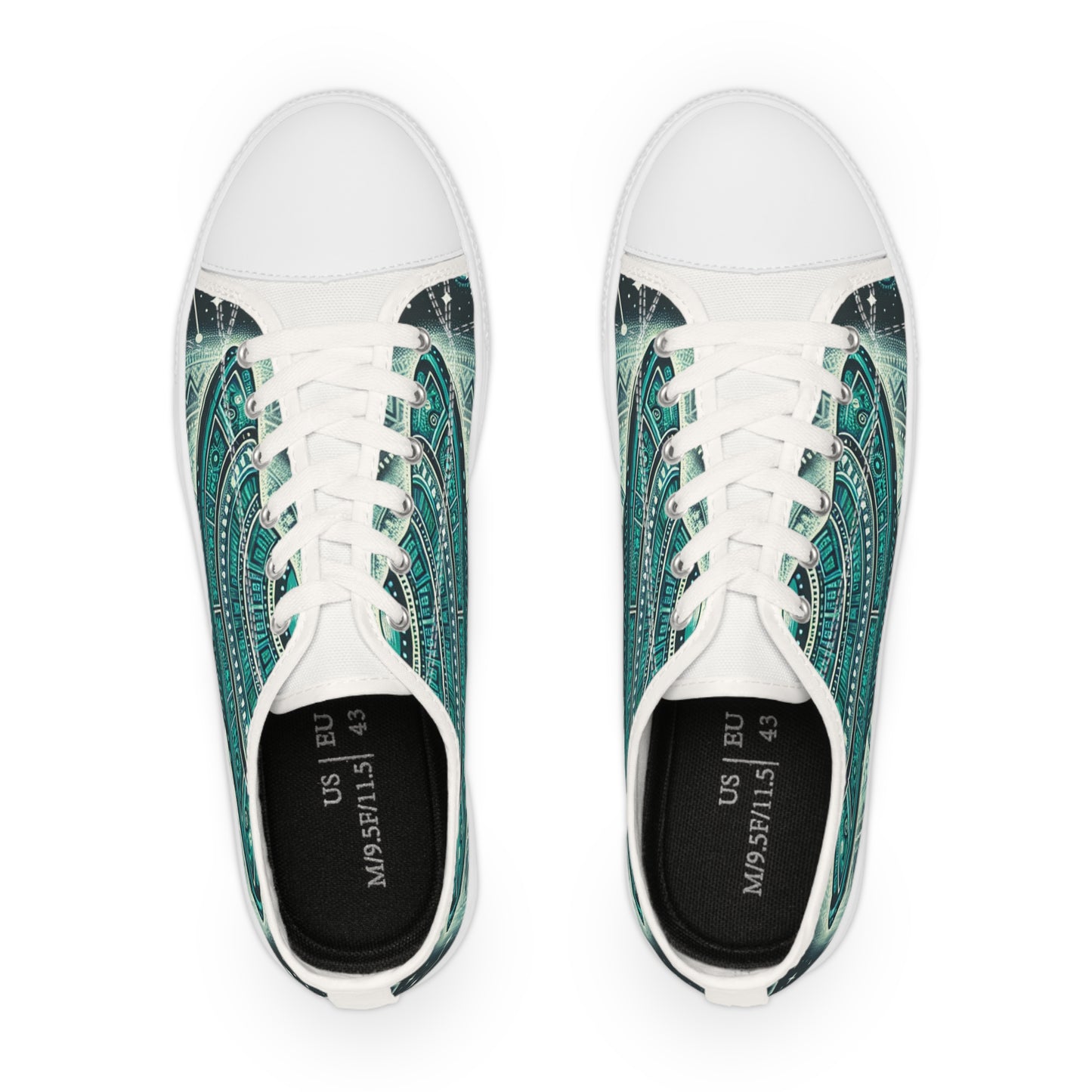 Zephyr Turquoisian - Men's Lowtop Sneakers