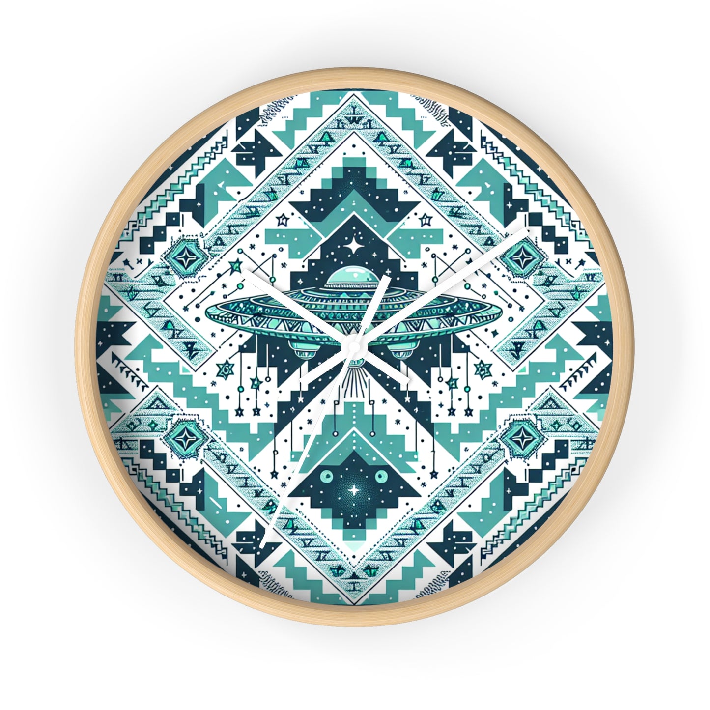 Zephyr Turquoisia - Clock