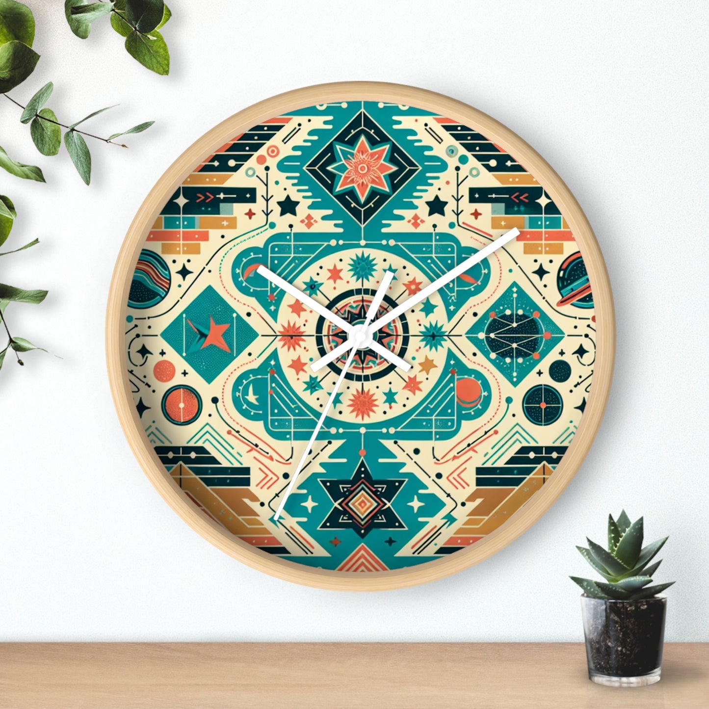 Turquo Vesuvian - Clock