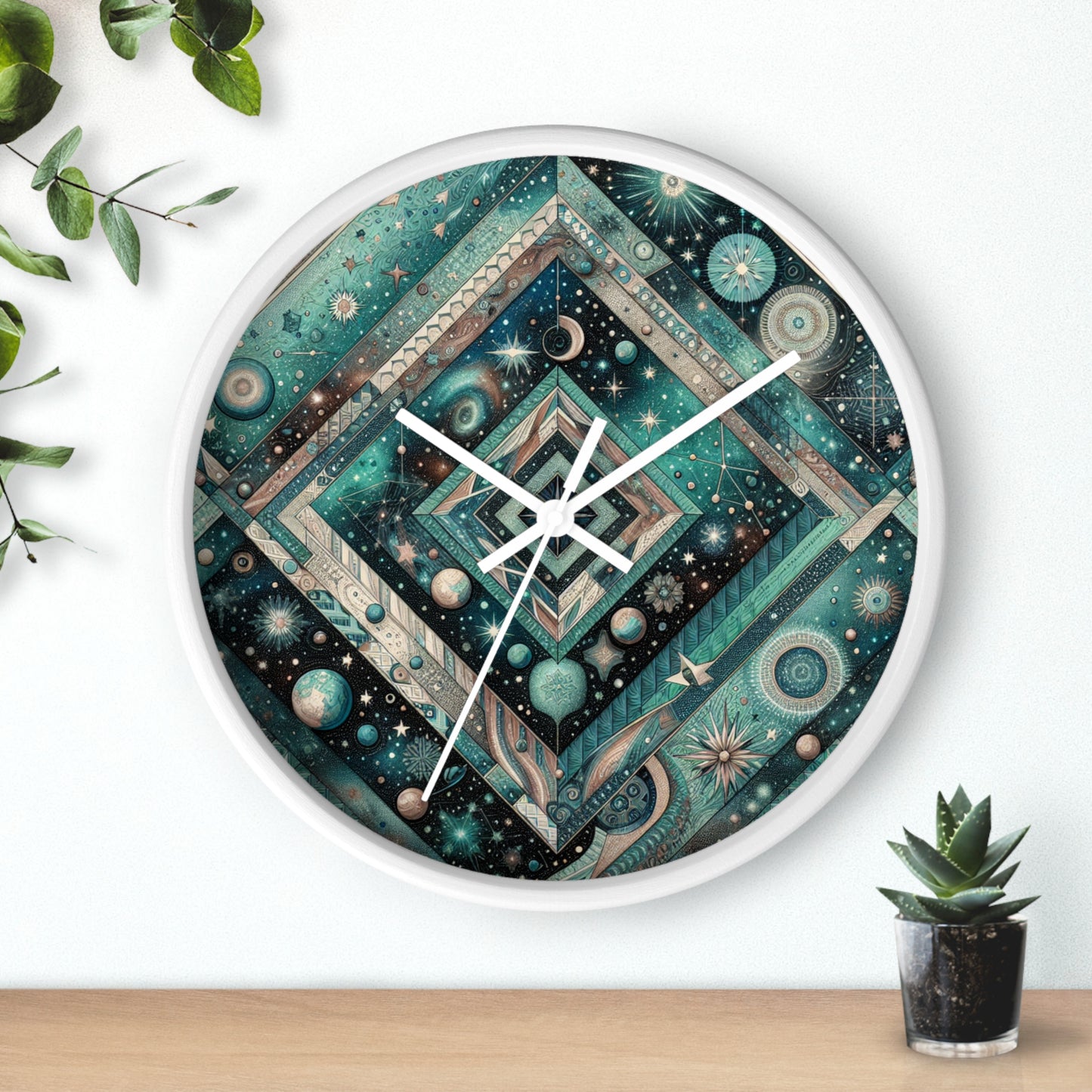 Zephyr Turquoisian - Clock