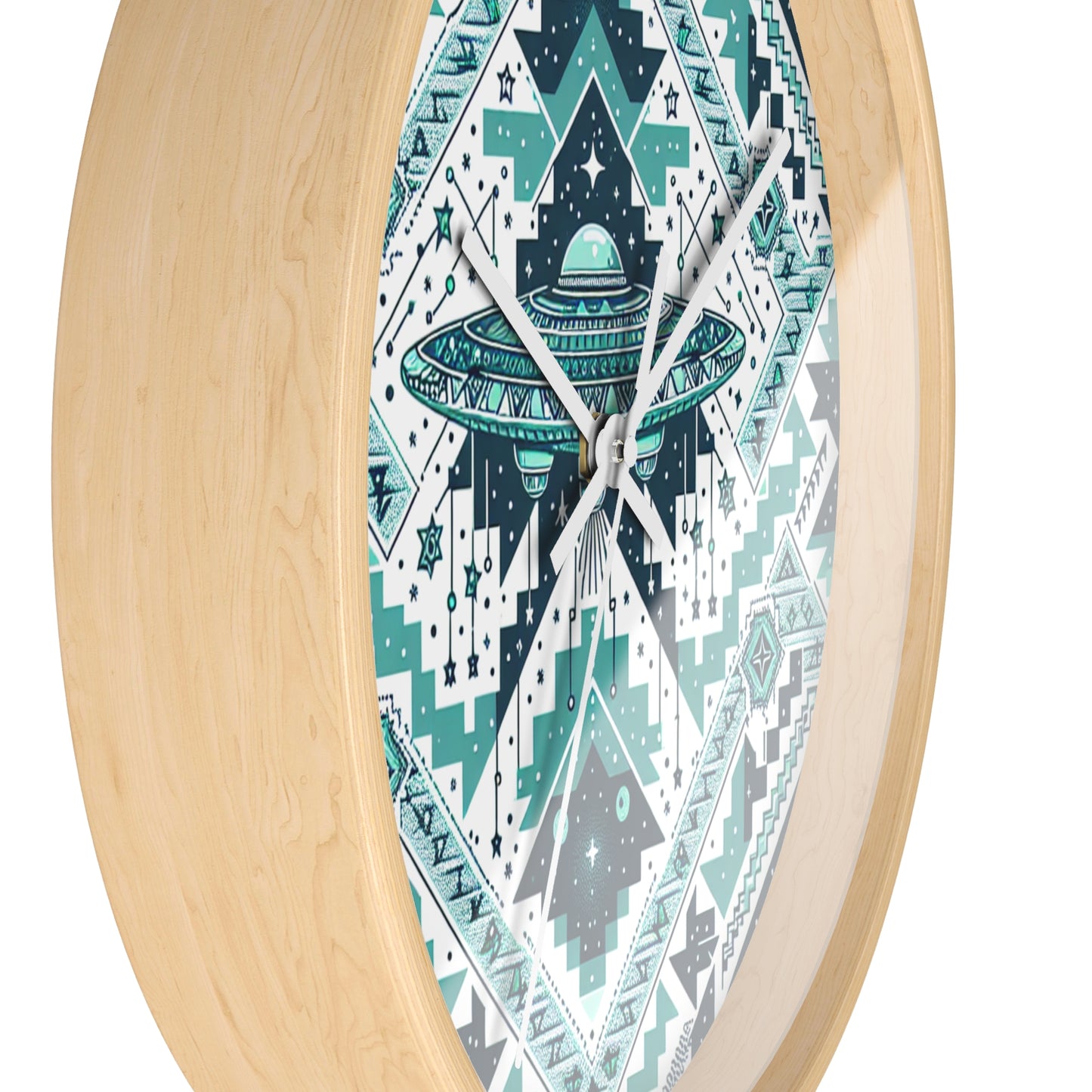Zephyr Turquoisia - Clock