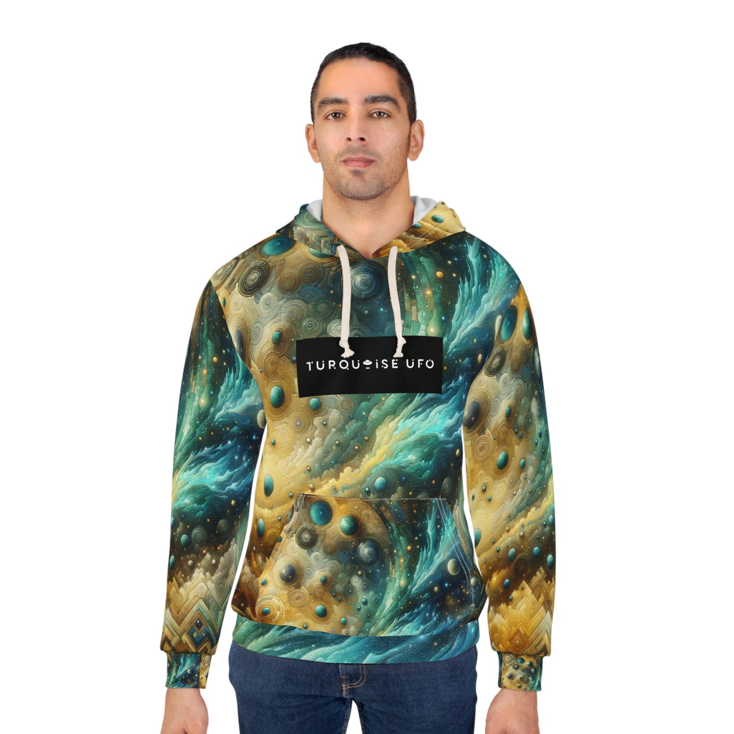 Turquoise UFO Hoodie