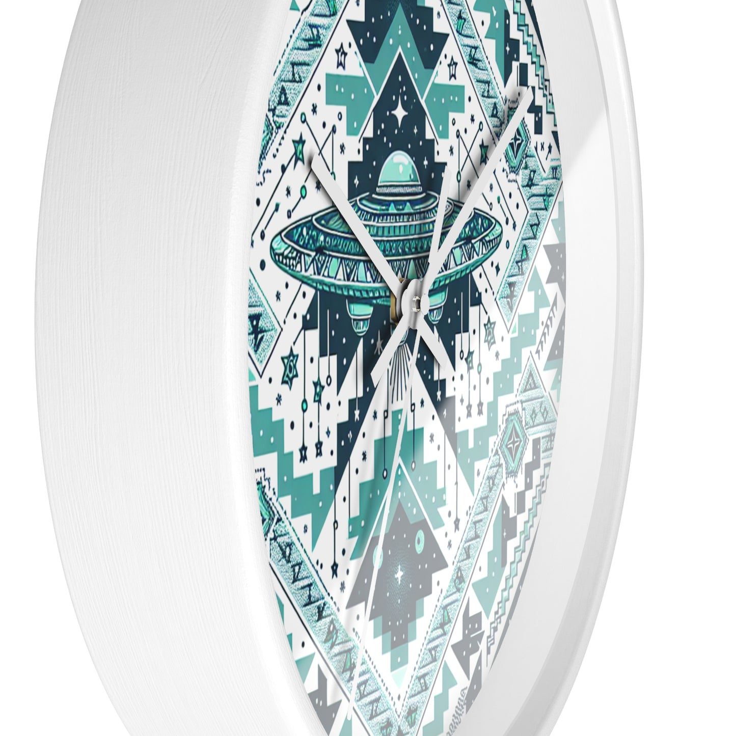 Zephyr Turquoisia - Clock