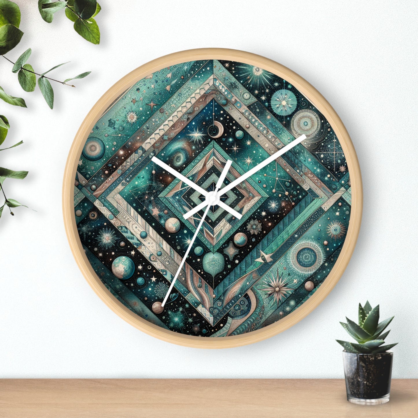 Zephyr Turquoisian - Clock