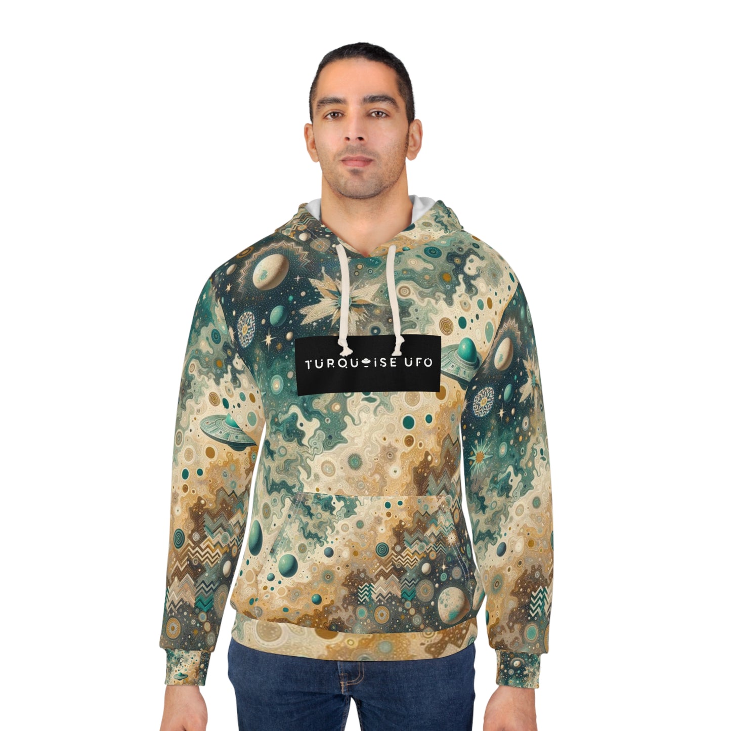 Turquoise UFO Hoodie