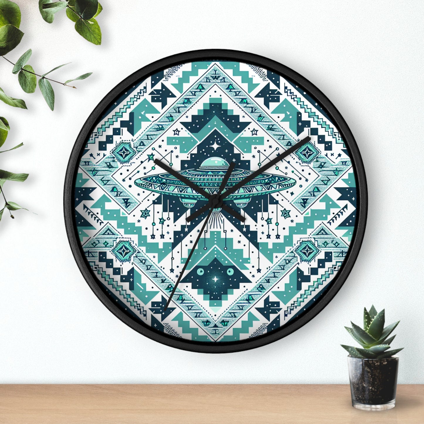 Zephyr Turquoisia - Clock
