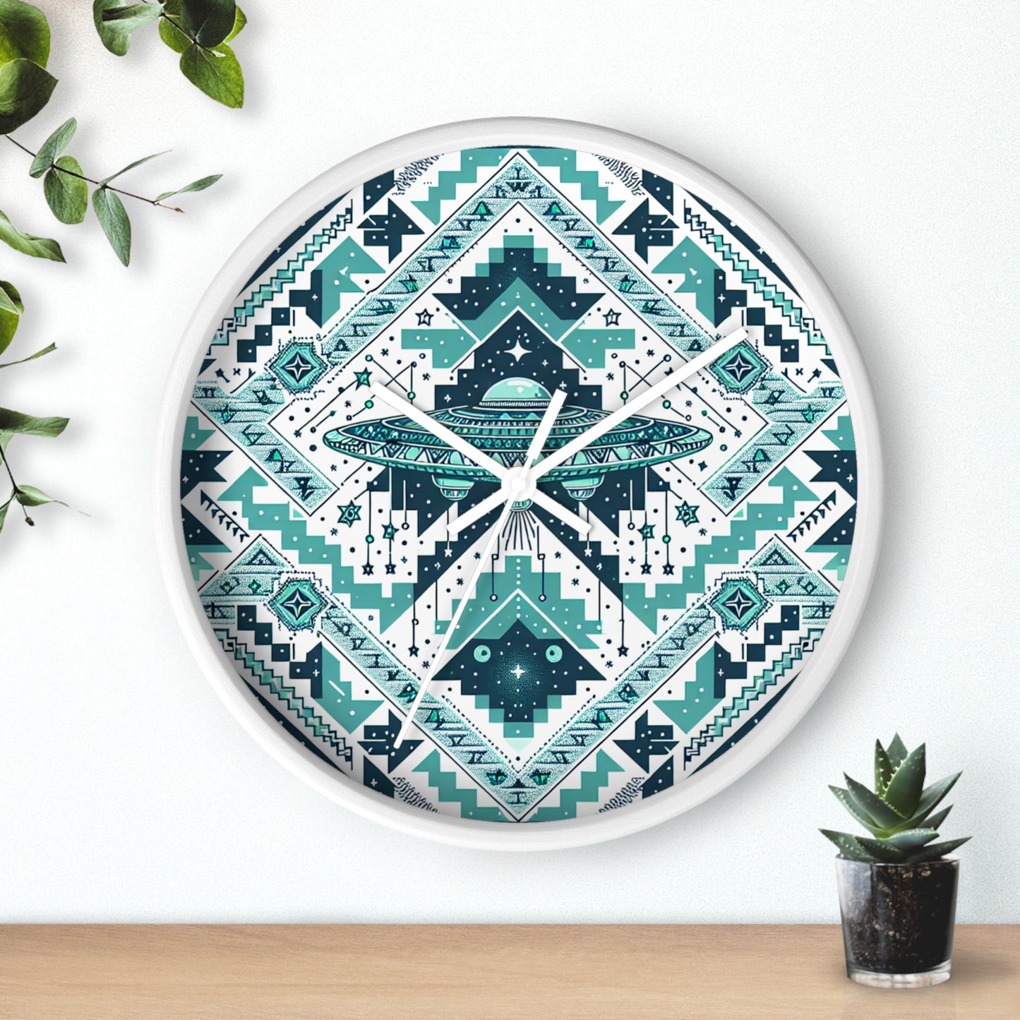 Zephyr Turquoisia - Clock