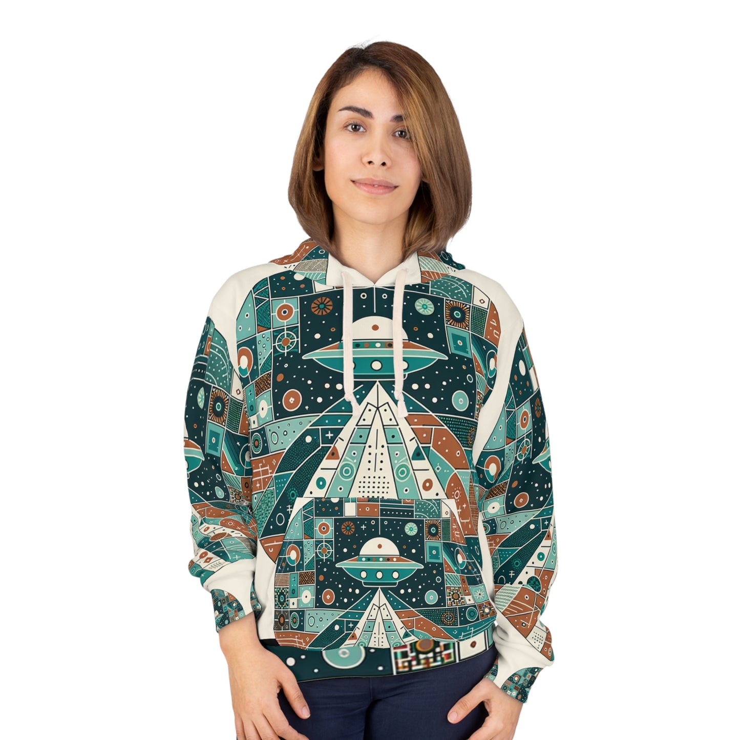 "Galactic Explorer UFO Hoodie"