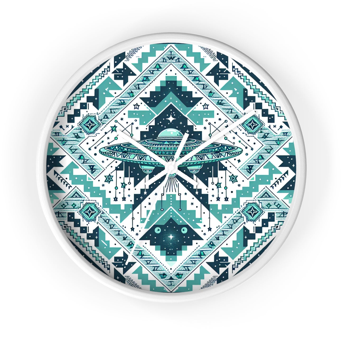 Zephyr Turquoisia - Clock