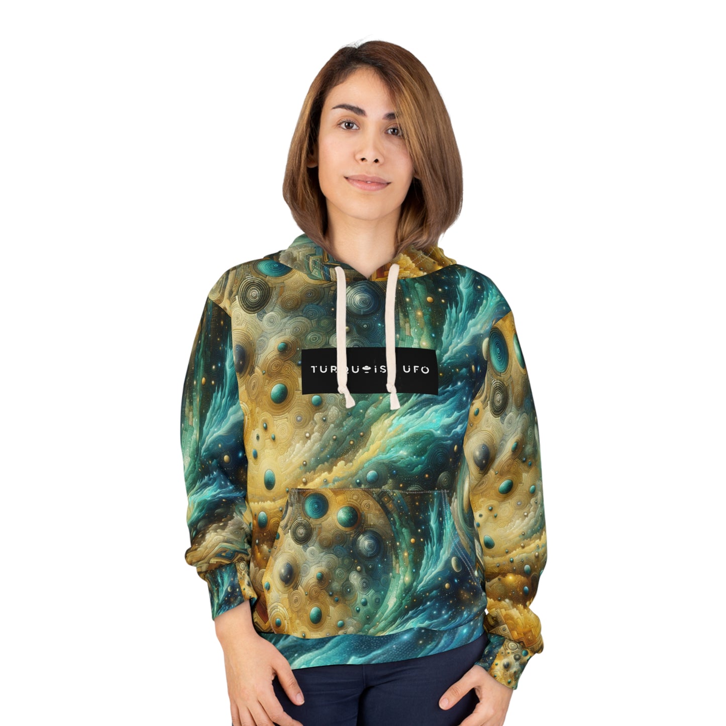 Turquoise UFO Hoodie