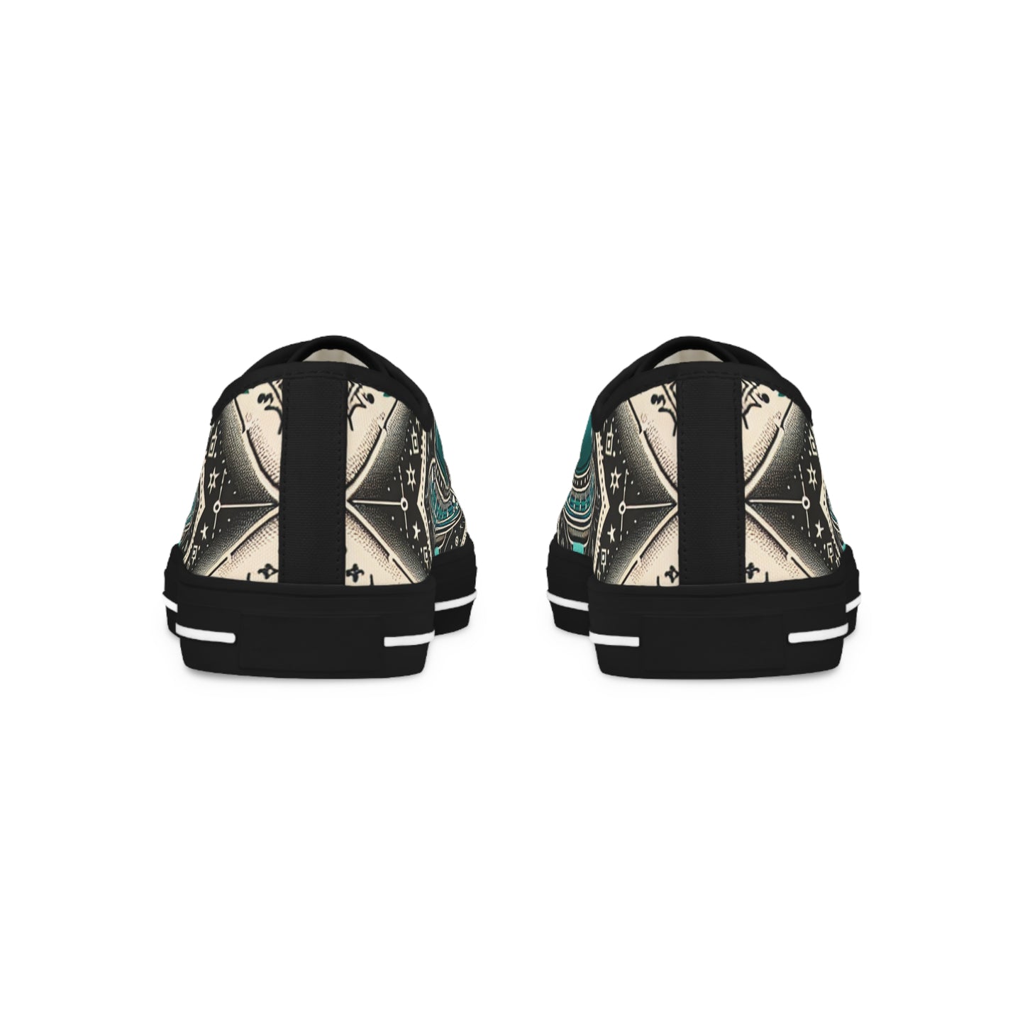 Turquoise Gallaxian - Men's Lowtop Sneakers