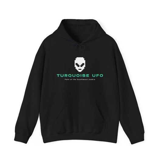 Turquoise UFO Unisex Heavy Blend™ Hooded Sweatshirt