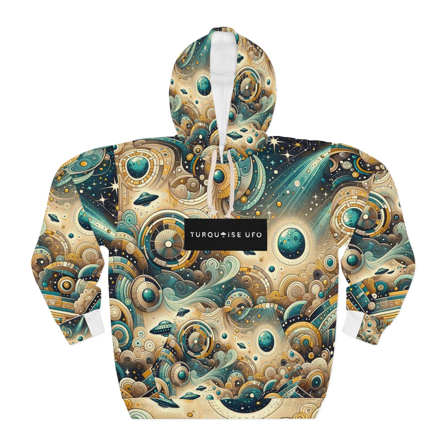 Turquoise UFO Hoodie