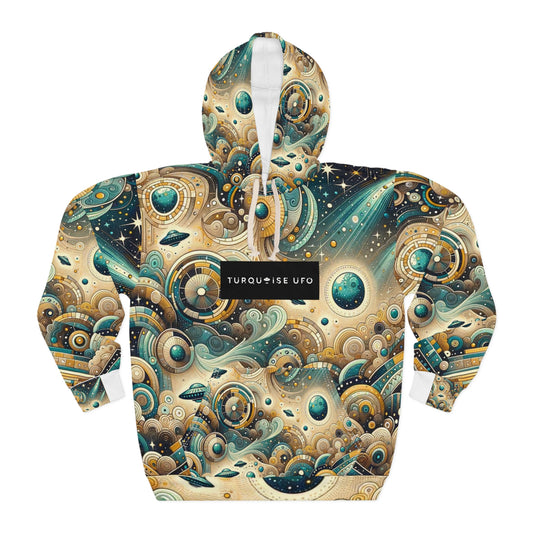 Turquoise UFO Hoodie