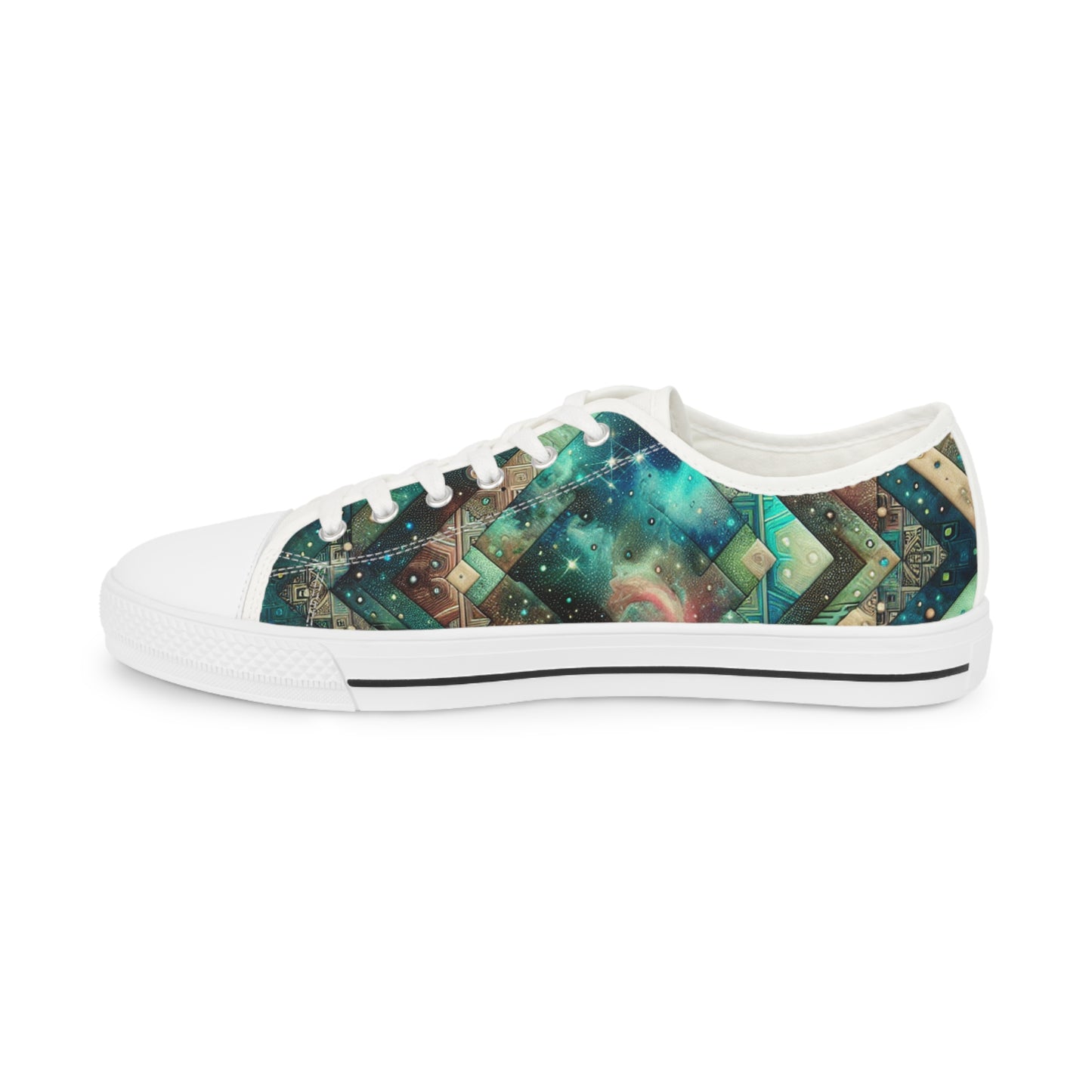 Turq Nebulite - Men's Lowtop Sneakers