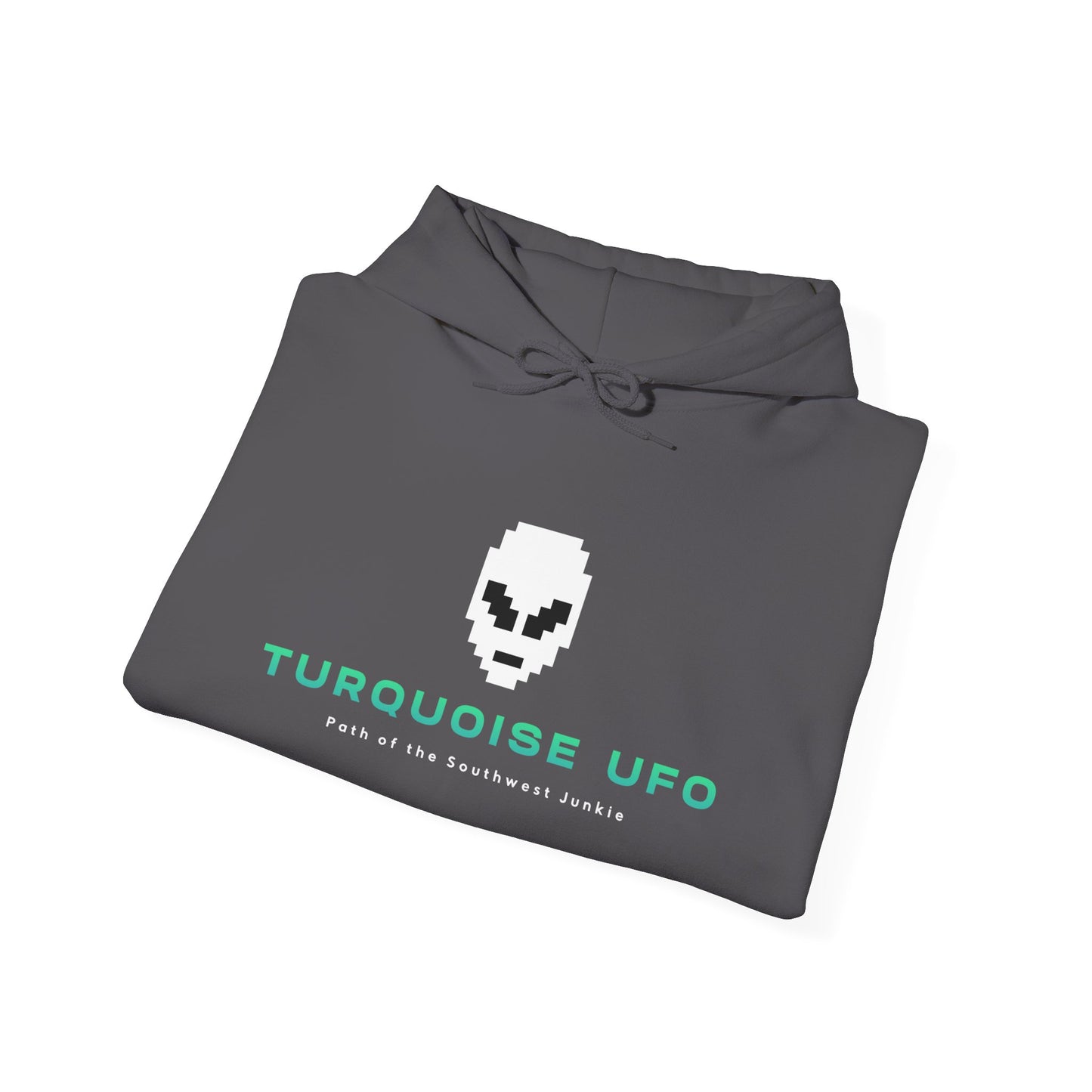 Turquoise UFO Unisex Heavy Blend™ Hooded Sweatshirt