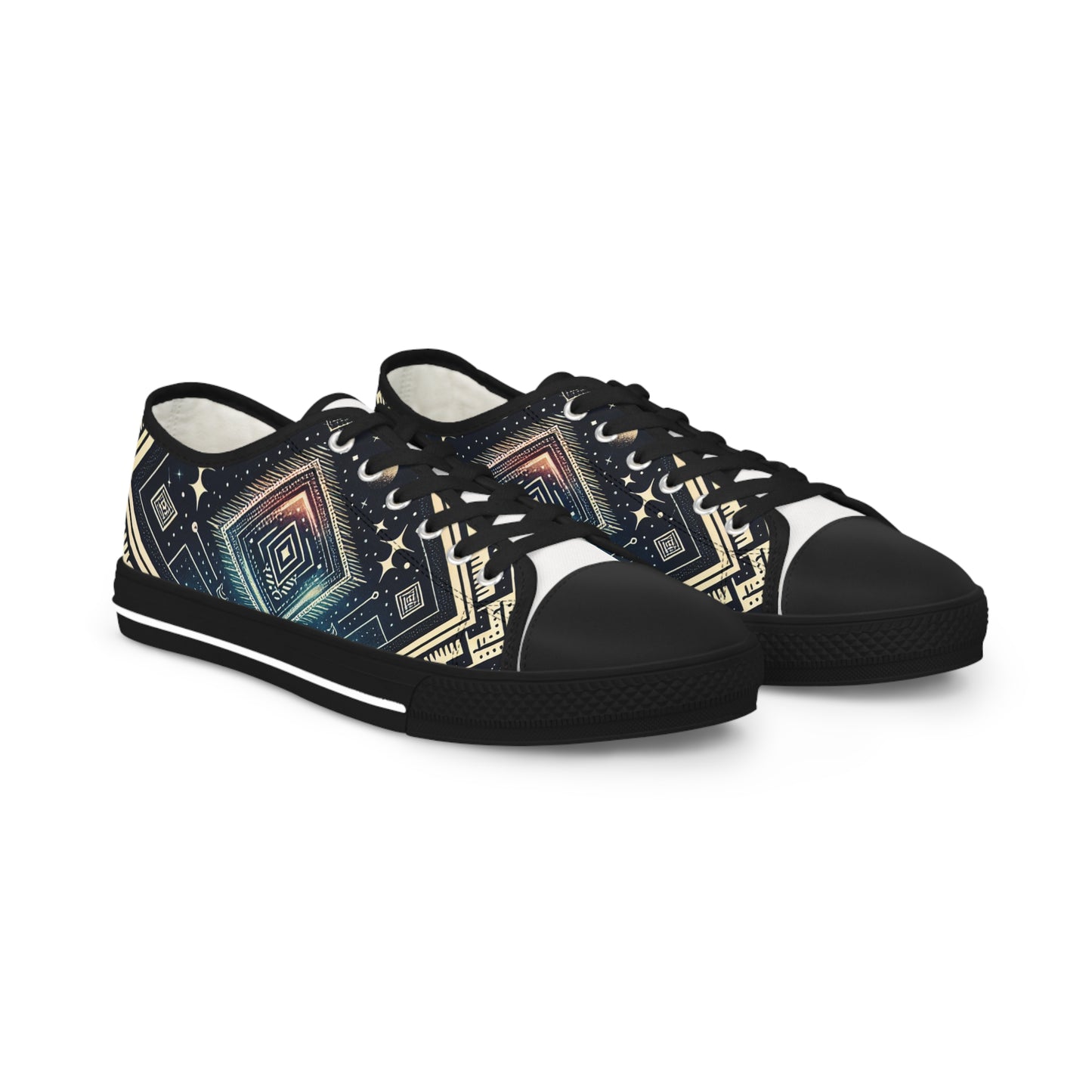 Turq Nebulos - Men's Lowtop Sneakers