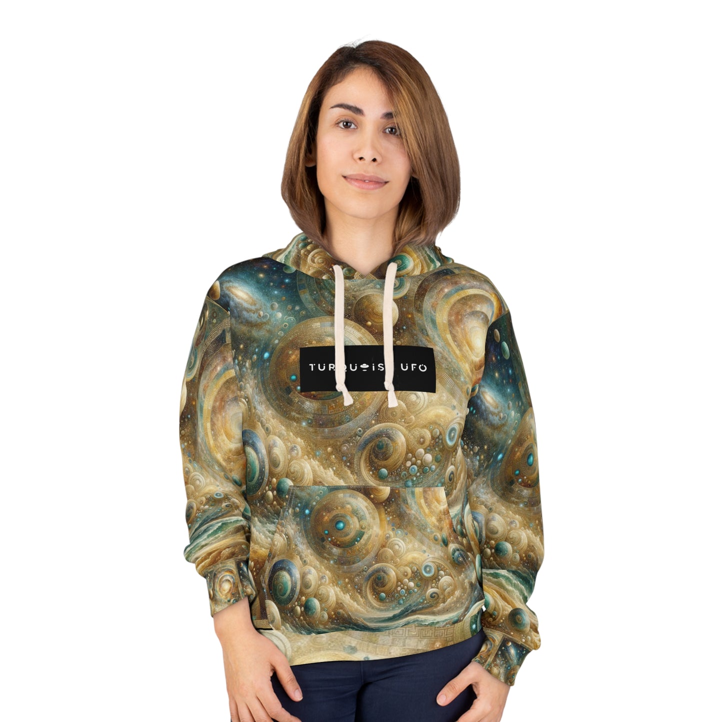 Turquoise UFO Hoodie