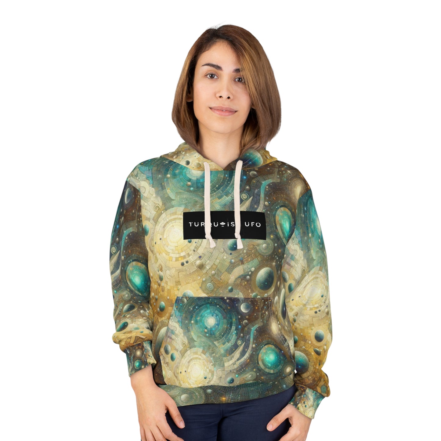 Turquoise UFO Hoodie