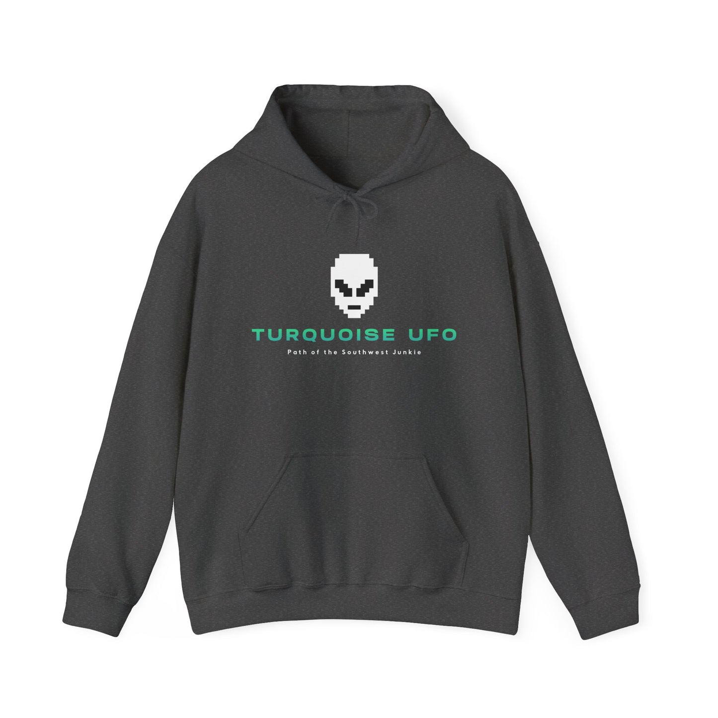 Turquoise UFO Unisex Heavy Blend™ Hooded Sweatshirt