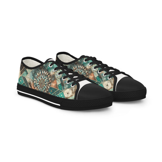 Zircon Turquoisia - Men's Lowtop Sneakers