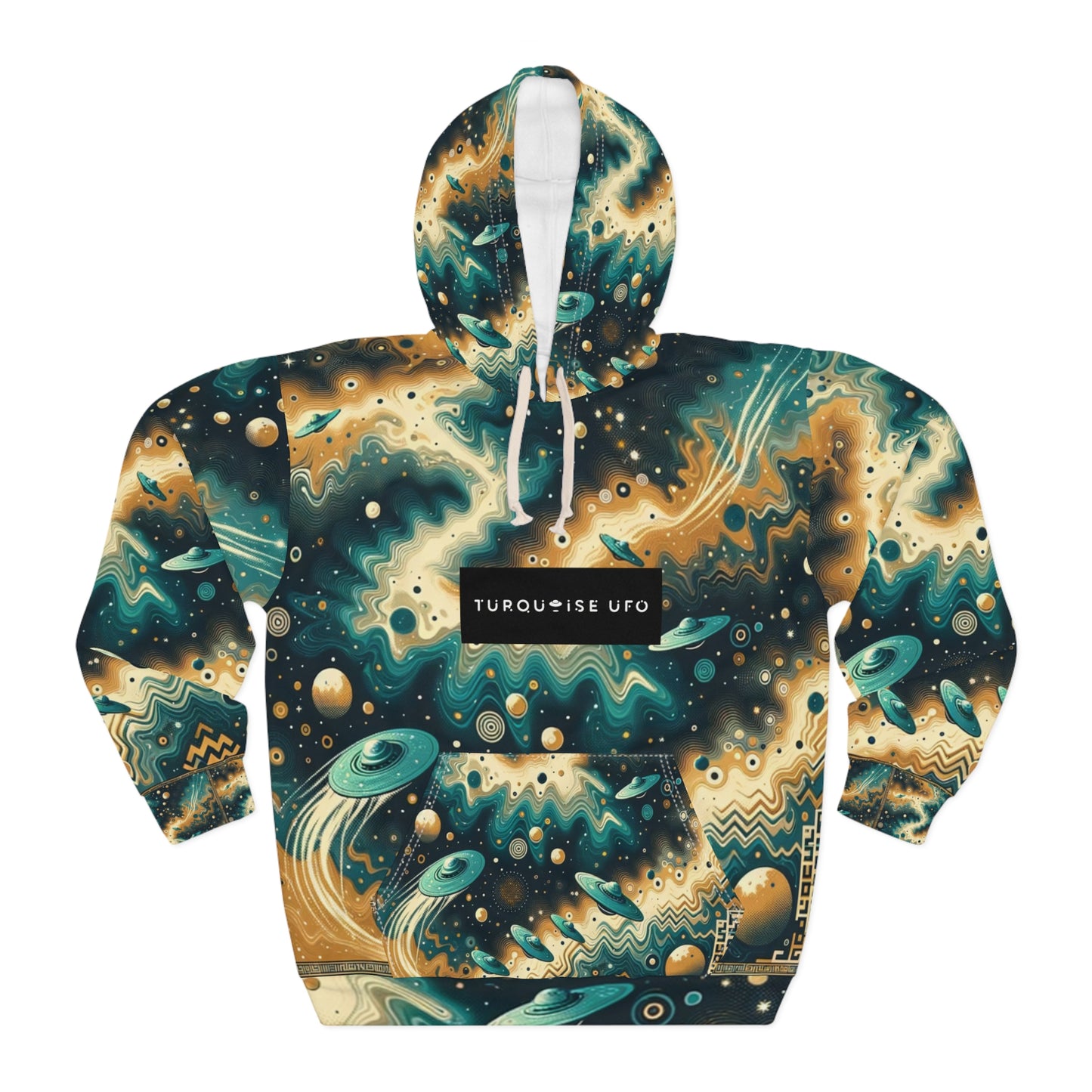 Turquoise UFO Hoodie