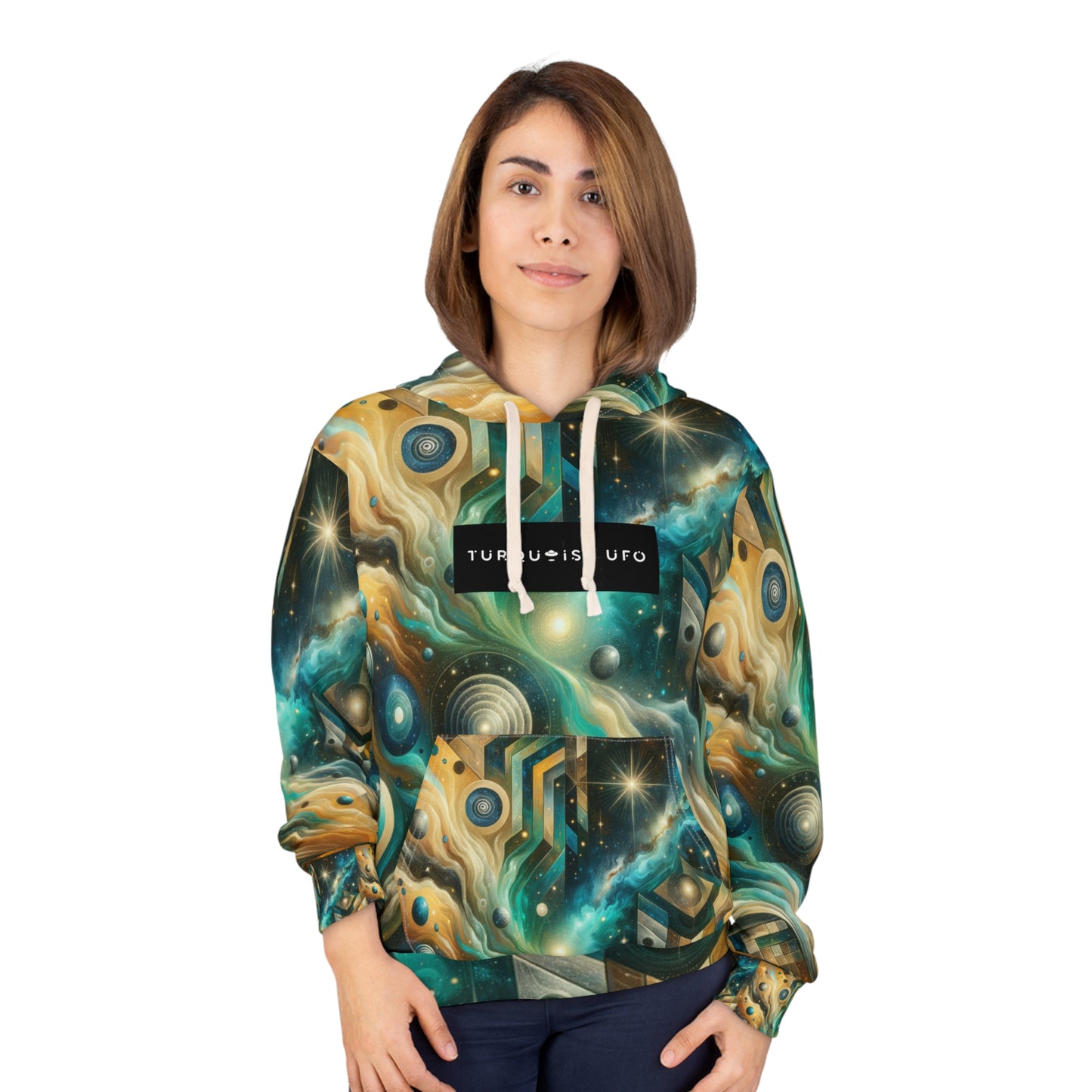 Turquoise UFO Hoodie