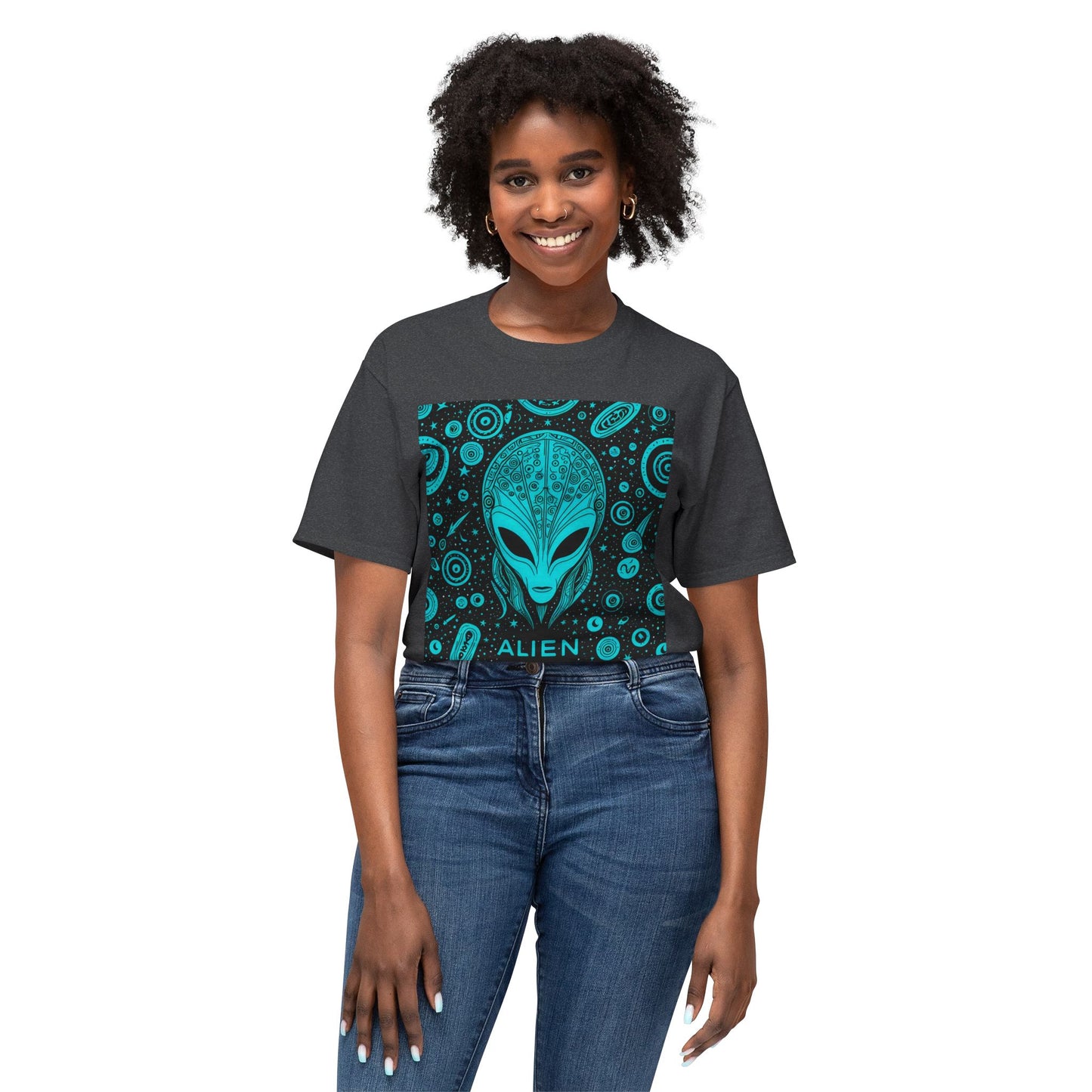 Alien Graphic Unisex T-Shirt - Cosmic Vibes for Space Enthusiasts