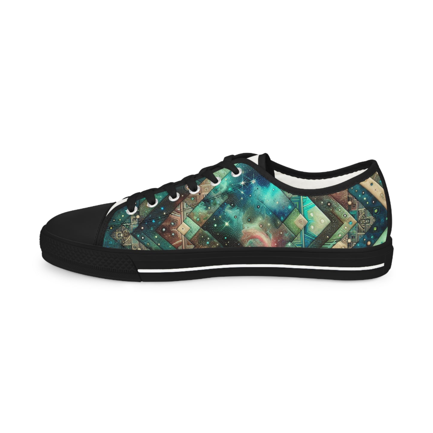 Turq Nebulite - Men's Lowtop Sneakers