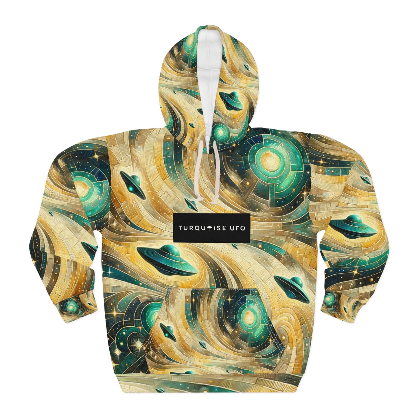 Turquoise UFO Hoodie