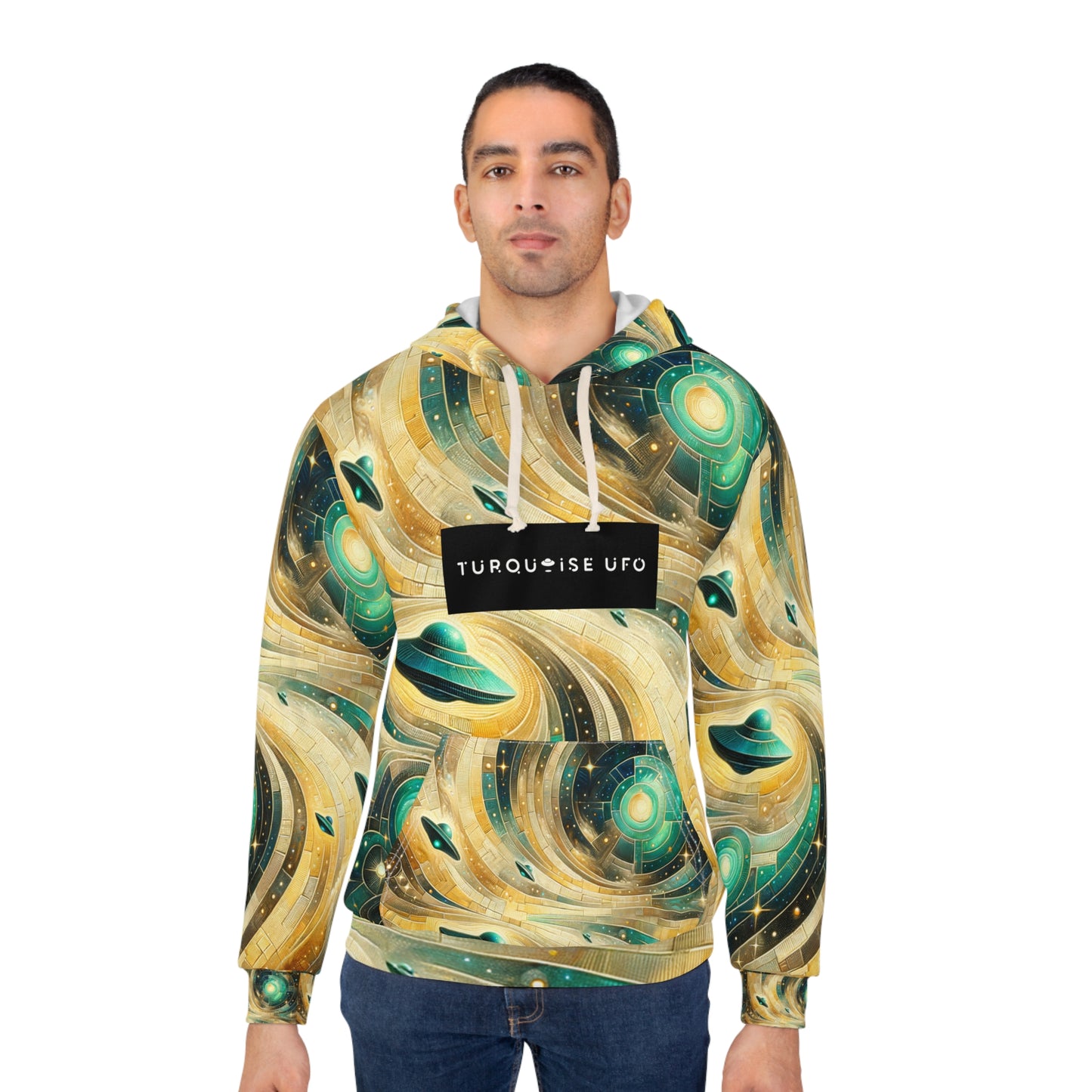 Turquoise UFO Hoodie