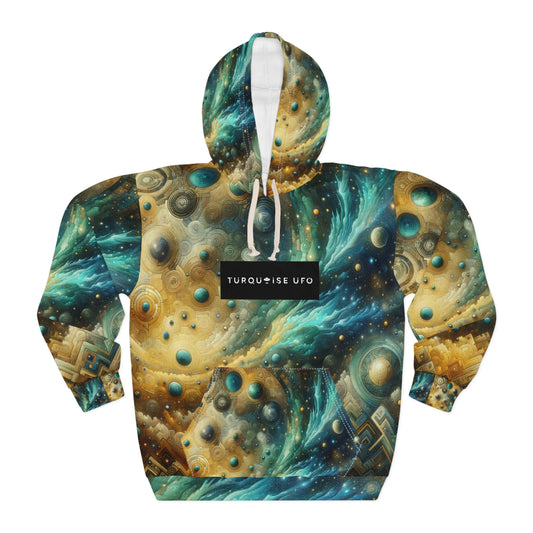Turquoise UFO Hoodie