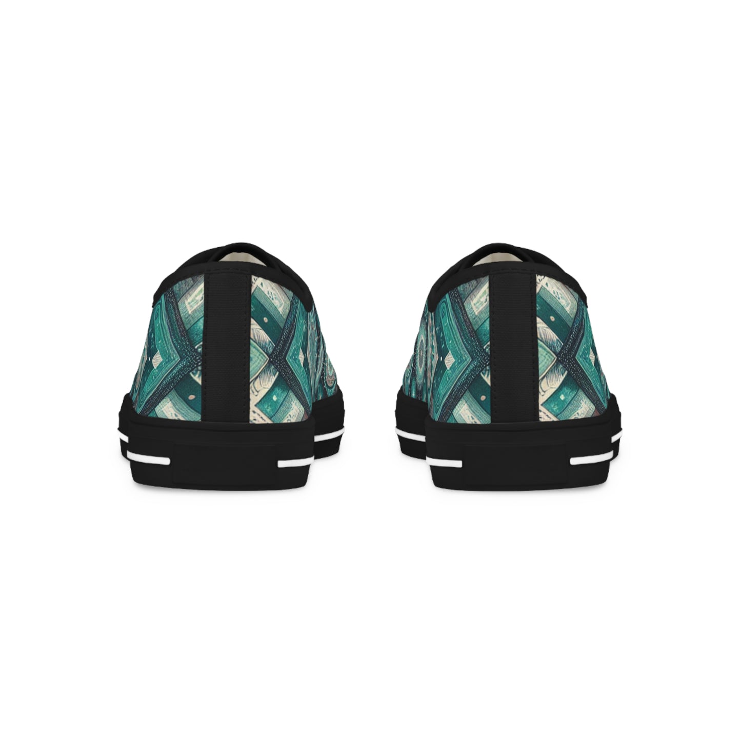 Turquois Nebulite - Men's Lowtop Sneakers