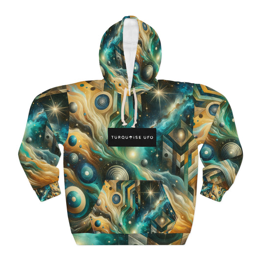 Turquoise UFO Hoodie