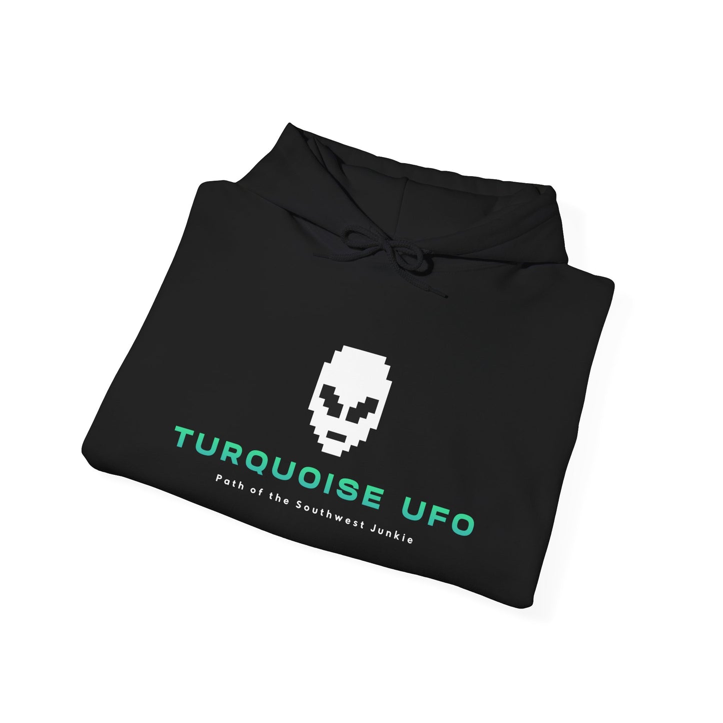 Turquoise UFO Unisex Heavy Blend™ Hooded Sweatshirt