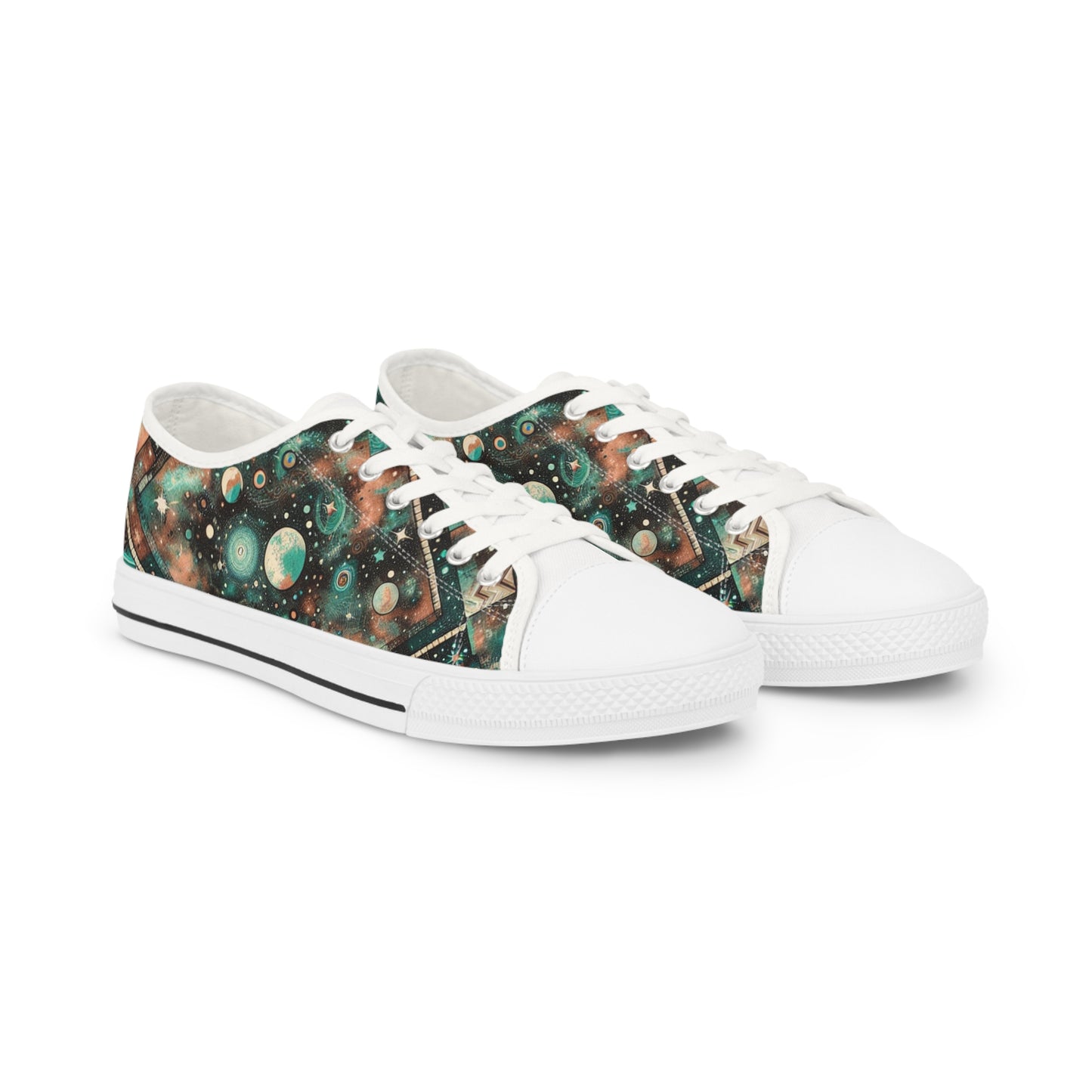 Turq Nebulon - Men's Lowtop Sneakers
