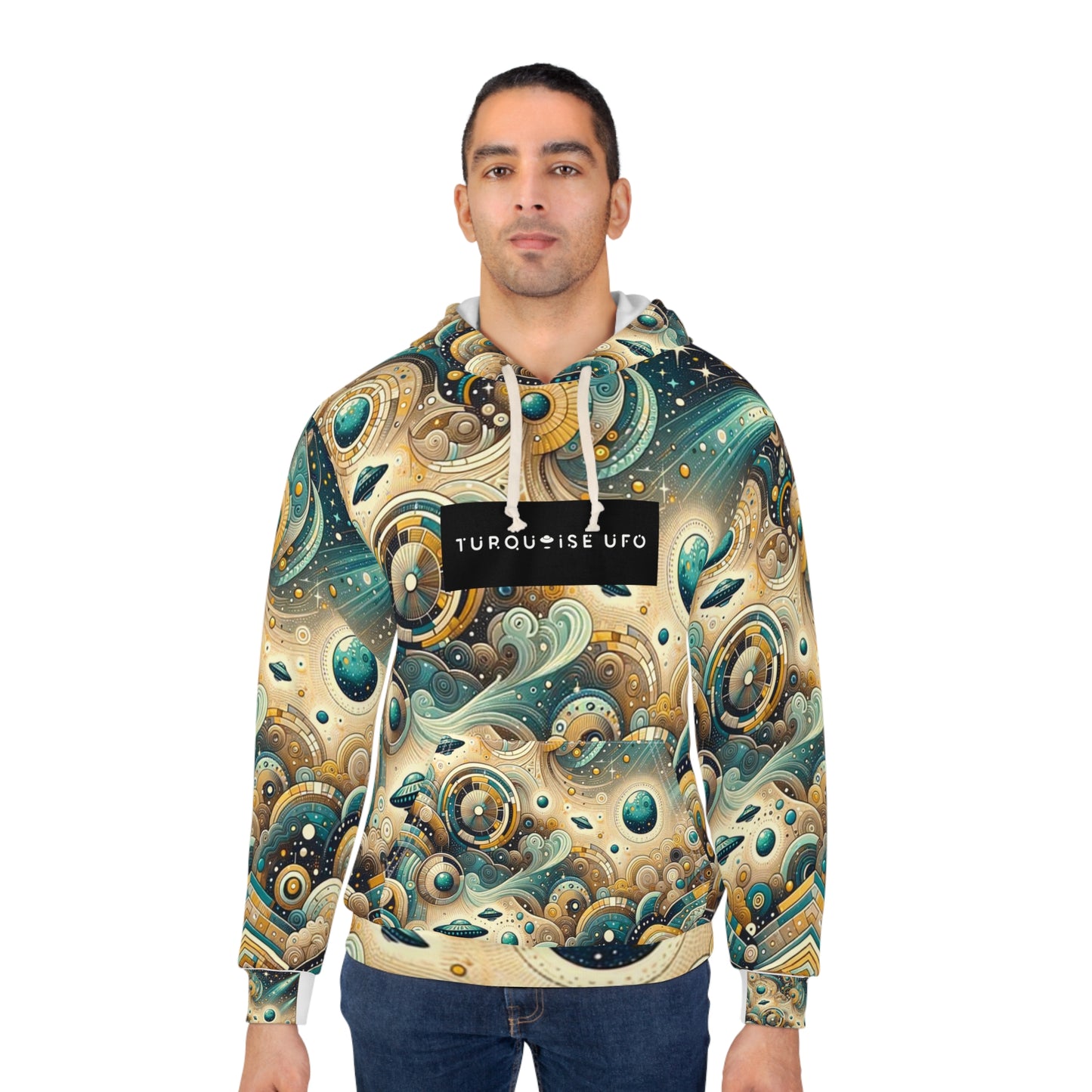 Turquoise UFO Hoodie