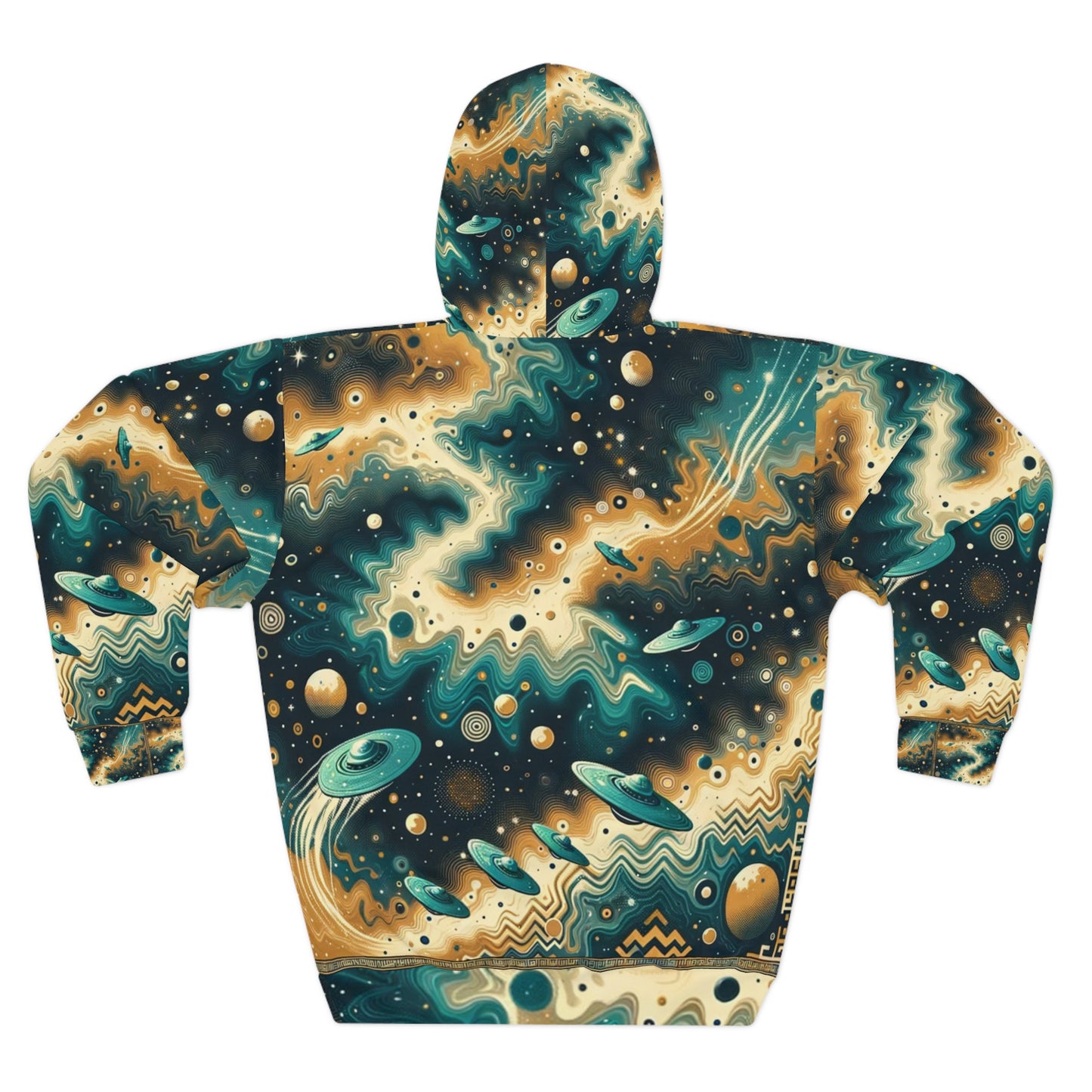 Turquoise UFO Hoodie