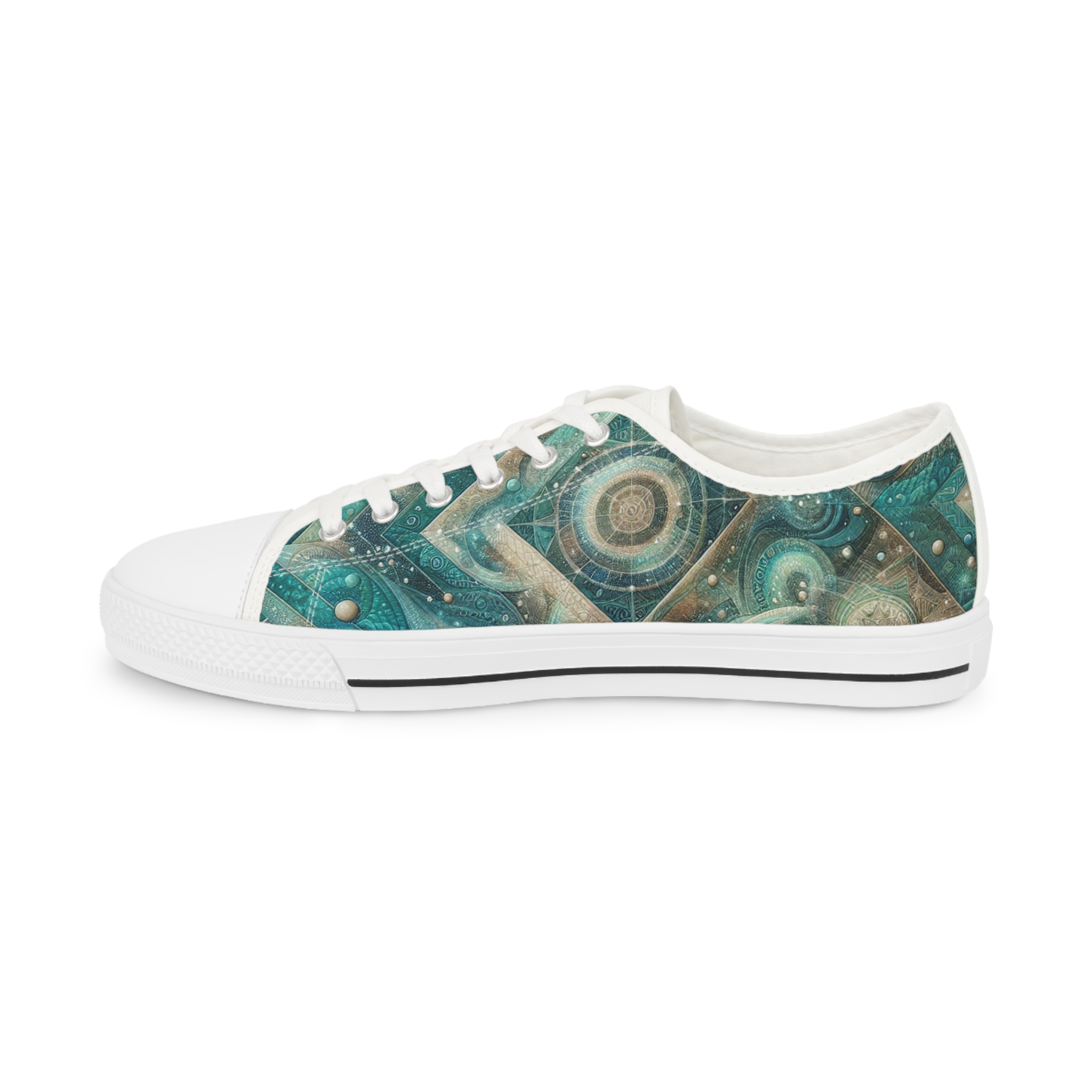 Turq Xenogem Sneakers — Teal Marble - Image 4