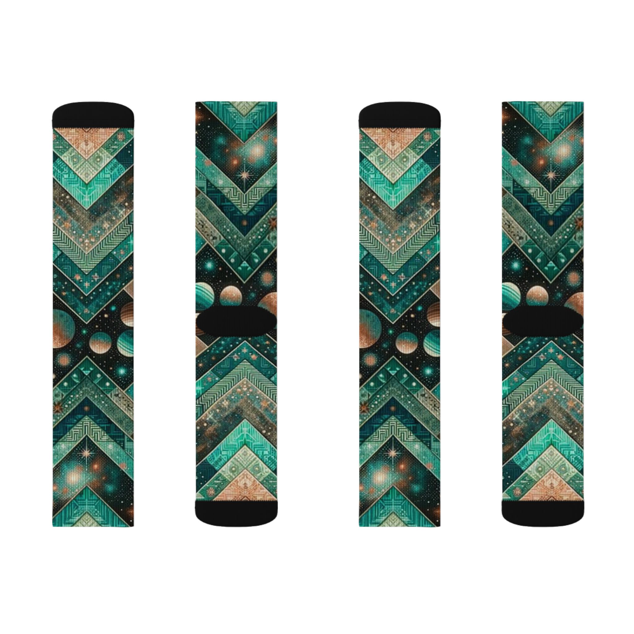 Zara Quasar Socks — Planet Chevron - Image 2