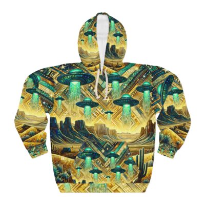 UFO Pullover Hoodie - Desert Southwest Close Encounter Celebration