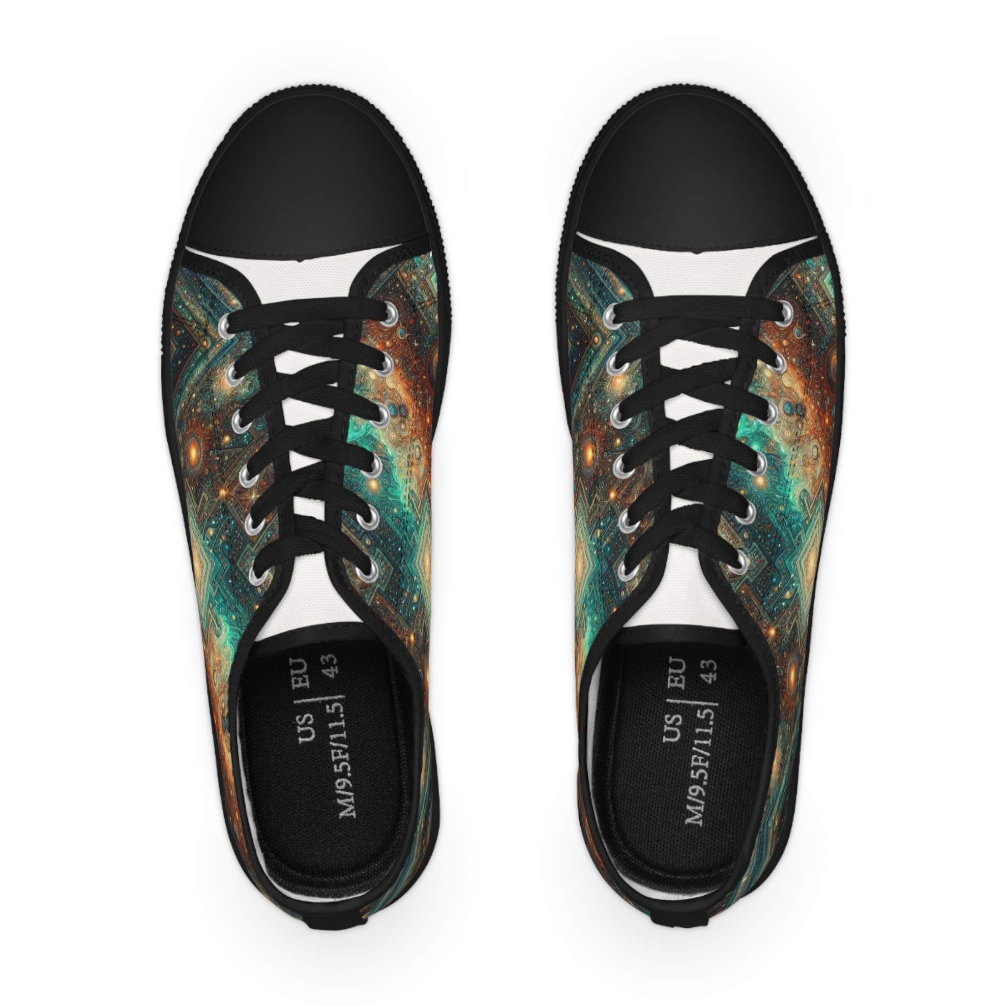 Zephyr Turquoisian Sneakers — Night Ember - Image 2