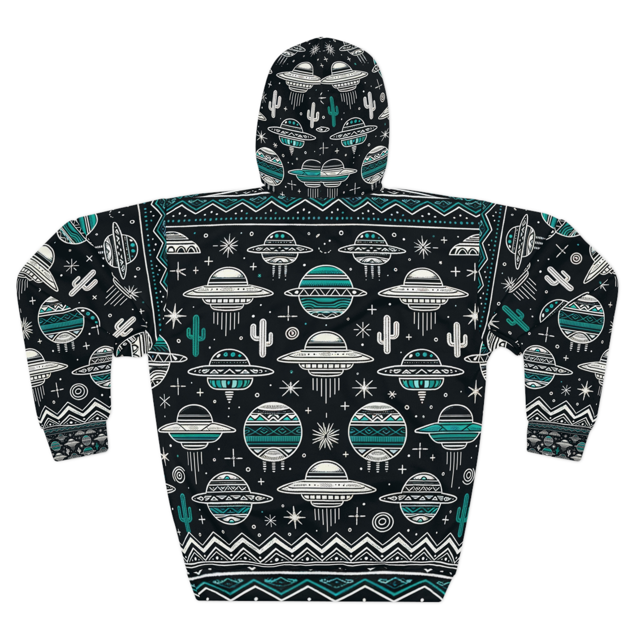 Cosmic Conversations: Telepathic Transmitter Device Hoodie - Image 2